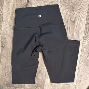 Lululemon charcoal High-Waisted Leggings